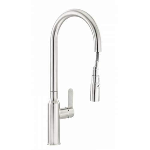 Abode MIMASA Pull Out Spray Stainless Steel Kitchen Tap - AT2081