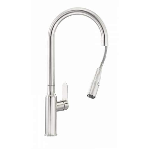 Abode MIMASA Pull Out Spray Stainless Steel Kitchen Tap - AT2081