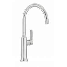 Abode BOTTILIA Single Lever Stainless Steel Kitchen Tap - AT2082
