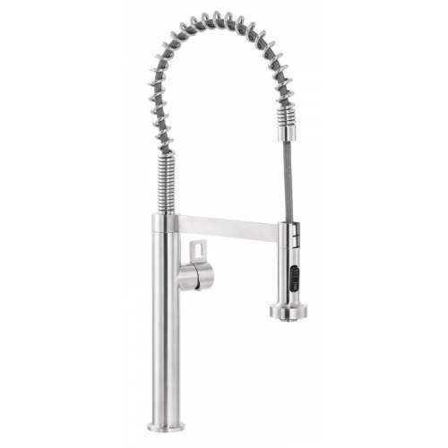 Abode VALISTA Professional Side Lever Stainless Steel Kitchen Tap - AT2079