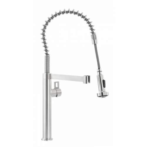 Abode VALISTA Professional Side Lever Stainless Steel Kitchen Tap - AT2079