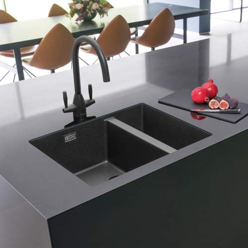 Caple Leesti 150 1.5 Bowl Undermount Granite Kitchen Sink