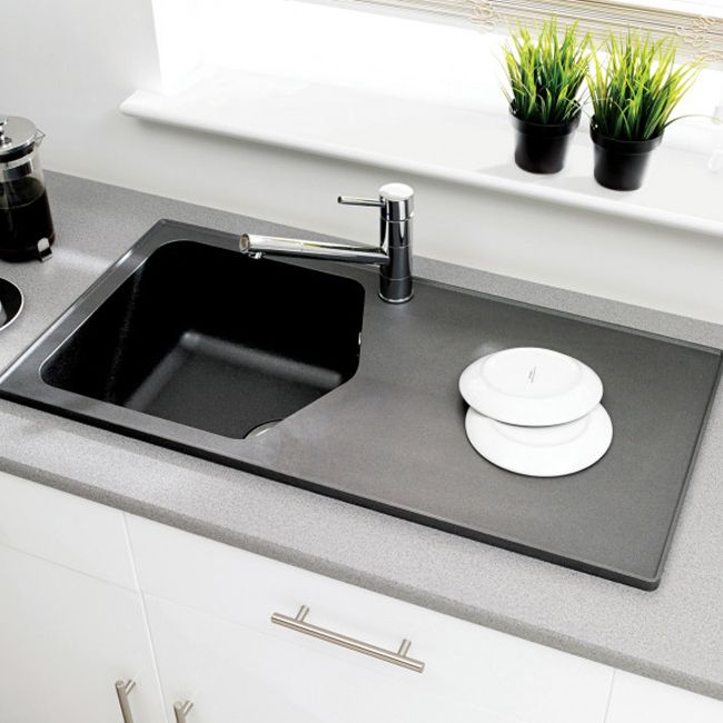 Astracast 1.5 Bowl Granite Opal White Astracast Dart Kitchen Sink 