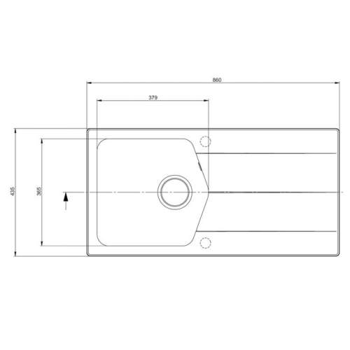 Astracast DART Compact 1.0 Bowl ROK Granite Kitchen Sink