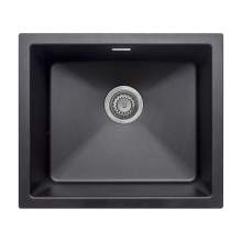 Bluci ACUTE G47 Single Bowl Black Granite Sink