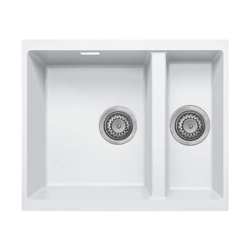 Bluci ACUTE G3314 1.5 Bowl Undermount White Granite Sink