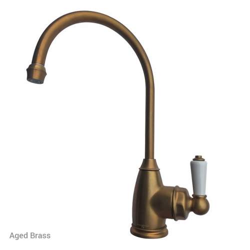 Perrin & Rowe Parthian Mini Instant Hot Tap in Aged Brass - 1307AB