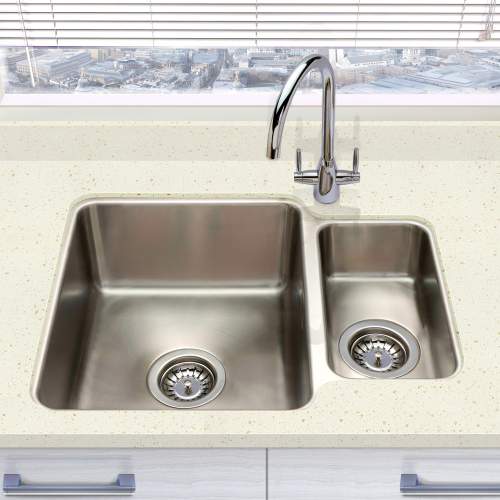 Bluci ORBIT 01 Reversible Undermount 1.5 Bowl Kitchen Sink Lifestyle