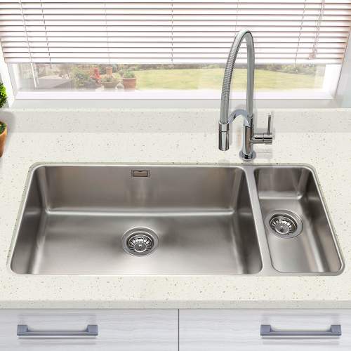 Bluci ORBIT 6518 Large Undermount 1.5 Bowl Kitchen Sink