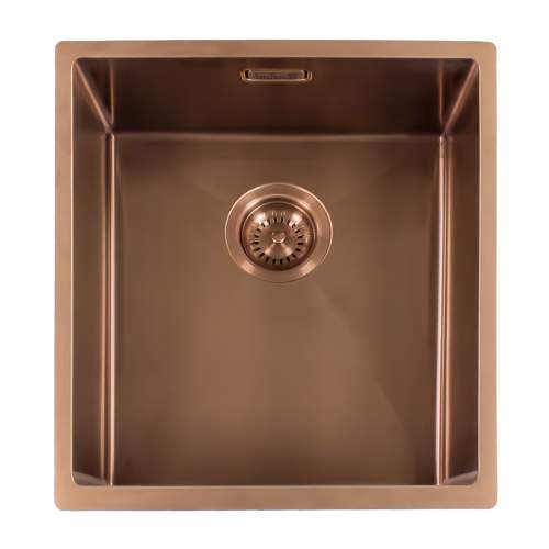 Reginox Miami 40x40 Single Bowl Kitchen Sink in Copper