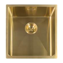 Reginox Miami 40x40 Single Bowl Kitchen Sink in Gold