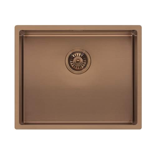 Reginox Miami 50x40 Single Bowl Kitchen Sink in Copper