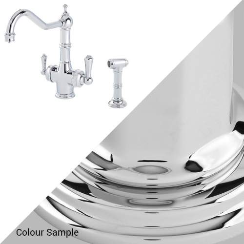 Perrin & Rowe 1770 Celeste 3-in-1 Instant Hot Tap with Rinse in Chrome