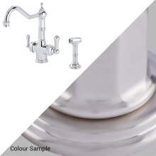Perrin & Rowe 1770 Celeste 3-in-1 Instant Hot Tap with Rinse in Pewter