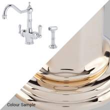 Perrin & Rowe 1770 Celeste 3-in-1 Instant Hot Tap with Rinse in Gold