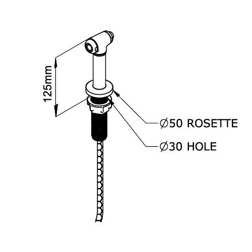 Perrin & Rowe 1712 Phoenix C-Spout 3-In-1 Instant Hot Tap with Rinse