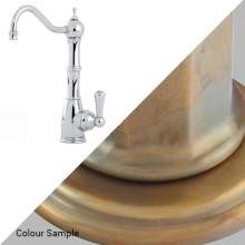 Perrin & Rowe Country 1323 Aquitaine Mini Instant Hot Water Kitchen Tap in Aged Brass