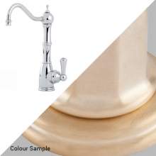 Perrin & Rowe Country 1323 Aquitaine Mini Instant Hot Water Kitchen Tap in Satin Brass