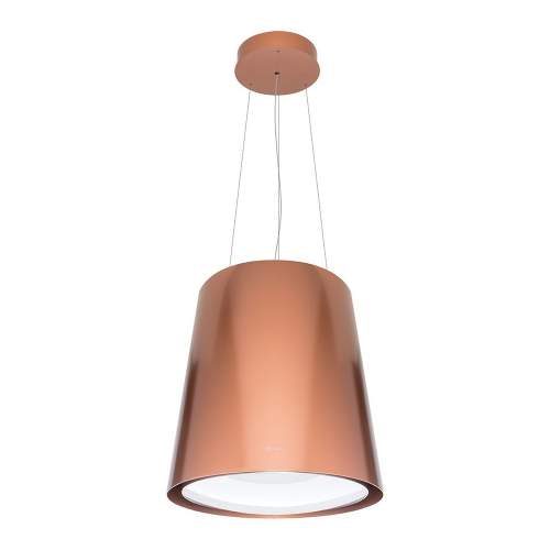 Caple Zalto 480mm Wide Island Chimney Hood in Copper