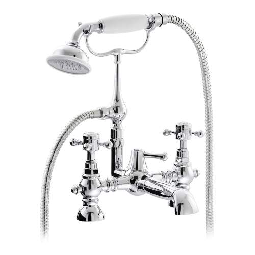 Abode AB2684 Sentiment Deck Mounted Bath Shower Mixer in Chrome