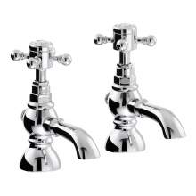 Abode AB2682 Sentiment Bath Pillar Taps in Chrome