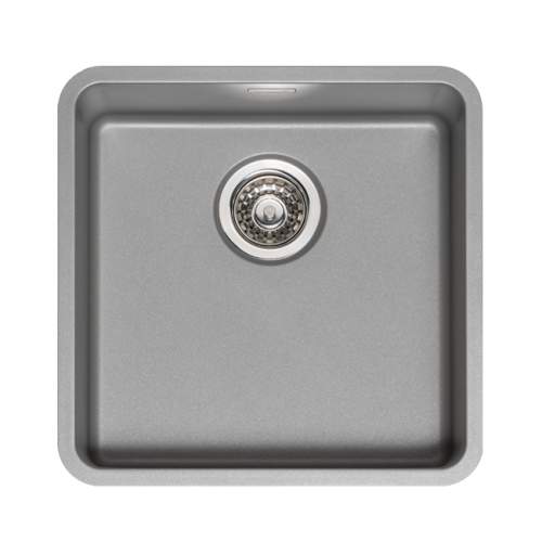 Reginox Regi-Color OHIO 40x40 Single Bowl Kitchen Sink - Atomic Grey