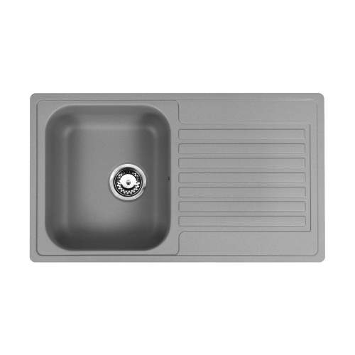 Reginox Regi-Color CENTURIO Single Bowl Kitchen Sink in Atomic Grey