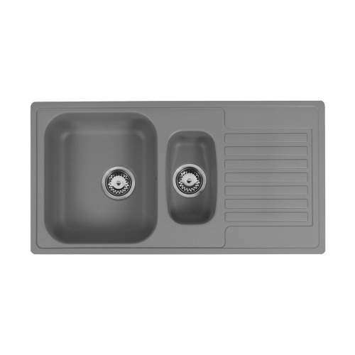 Reginox Regi-Color CENTURIO 1.5 Bowl Kitchen Sink in Atomic Grey