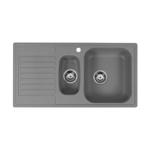 Reginox Regi-Color CENTURIO 1.5 Bowl Kitchen Sink in Atomic Grey