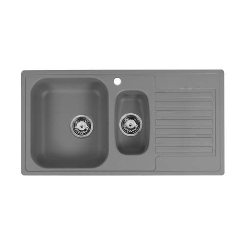 Reginox Regi-Color CENTURIO 1.5 Bowl Kitchen Sink in Atomic Grey