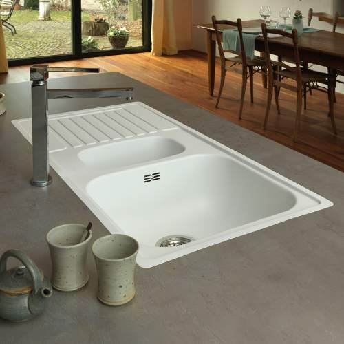 Reginox Regi-Color CENTURIO 1.5 Bowl Kitchen Sink Dimensions