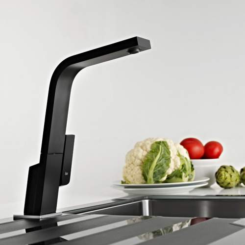 Teka IC 915 Single Lever Black Kitchen Tap