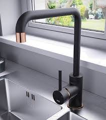 Black and Copper kitchen tap as seen on George Clarke Old House New Home