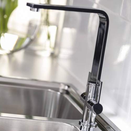 Abode QUANTIC AT2070 Monobloc Dual Lever Kitchen Tap