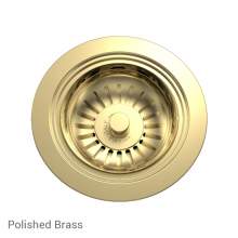 Perrin & Rowe 6400BR Waste Kit for Single Bowl Sinks in Polishged Brass