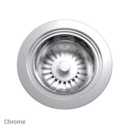 Perrin & Rowe 6400CP Waste Kit for Single Bowl Sinks in Chrome