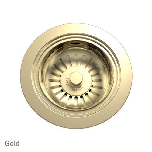 Perrin & Rowe 6400IG Waste Kit for Single Bowl Sinks in Gold