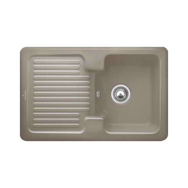 Villeroy & Boch Condor 45 1.0 Bowl White Ceramic Kitchen Sink & Waste