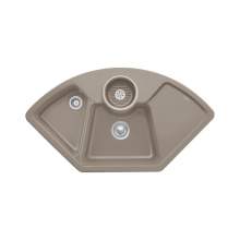 Villeroy & Boch SOLO CORNER Premium Line 2.5 Bowl Ceramic Kitchen Sink