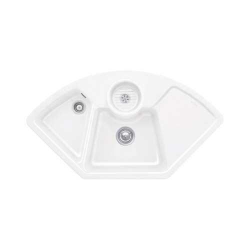 Villeroy & Boch SOLO CORNER Premium Line 2.5 Bowl Ceramic Kitchen Sink