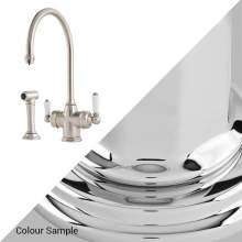 Perrin & Rowe 1937 Polaris 3 in 1 Instant Hot Water Kitchen Tap with Rinse