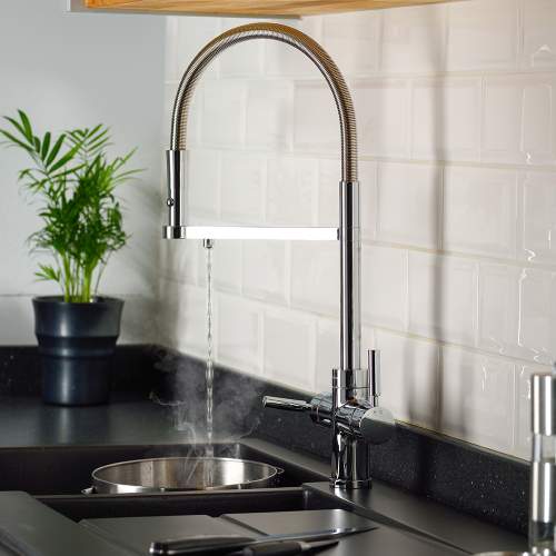 Abode PRONTEAU Professional 3 in 1 Pull Out Hose Kitchen Tap Specifications