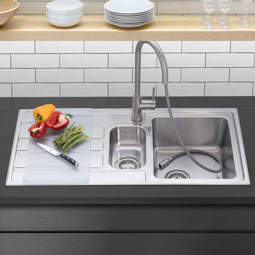 Caple VERTICE 150 Inset Stainless Steel Kitchen Sink