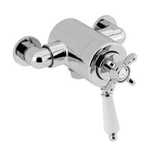 Bristan Thermostatic Exposed Dual Control Shower Valve - Bottom Outlet