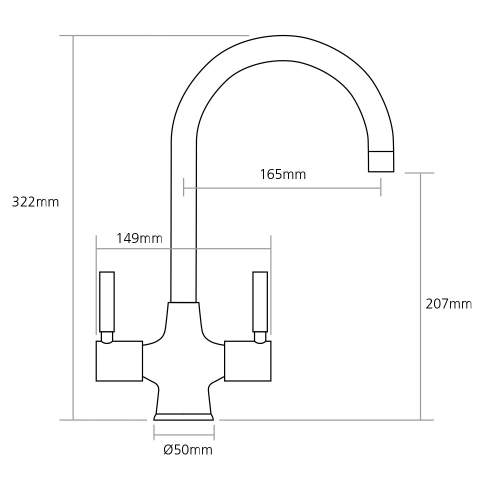 Caple WASHINGTON Kitchen Tap