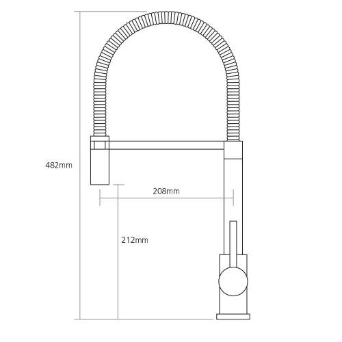 Caple NAVITIS Single Lever Kitchen Tap