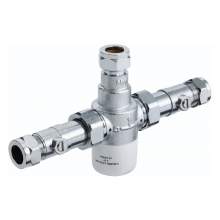 Bristan 15mm Thermostatic Mixing Valve with Isolation - MT503CPISO