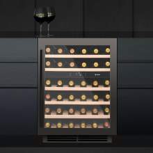 Caple WI6133GM Sense Undercounter Dual Zone Gunmetal Wine Cabinet