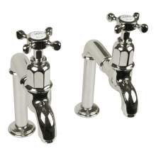 Shaws Calder Deck Mounted Kitchen Pillar Taps