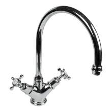 Shaws Elswick Twin Crosshead Lever Kitchen Tap